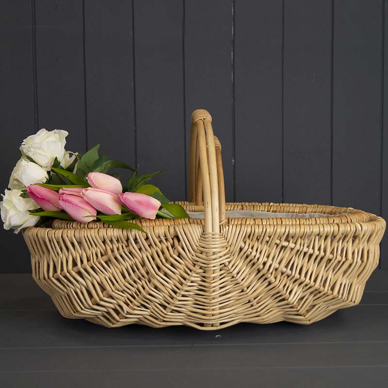 Set of Three Floristry Willow Trugs detail page